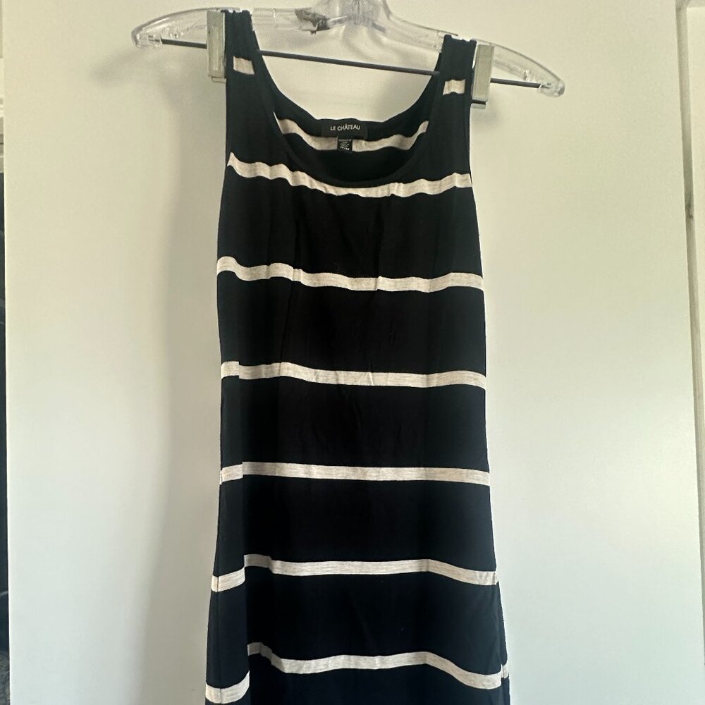 Le Chateau Striped Summer Dress